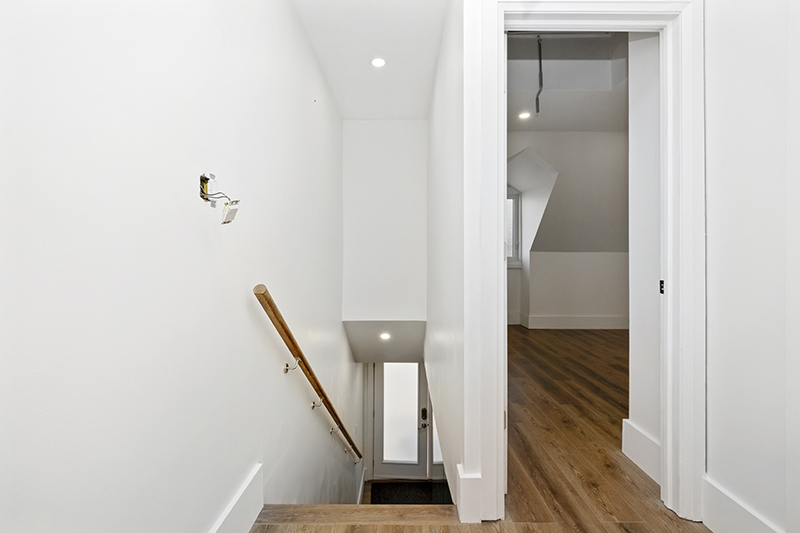 Completed backyard home